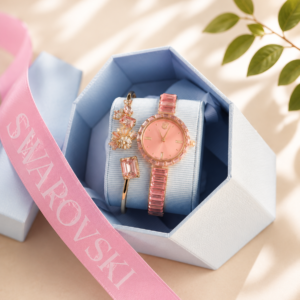 Swarovski Matrix Watch Pink